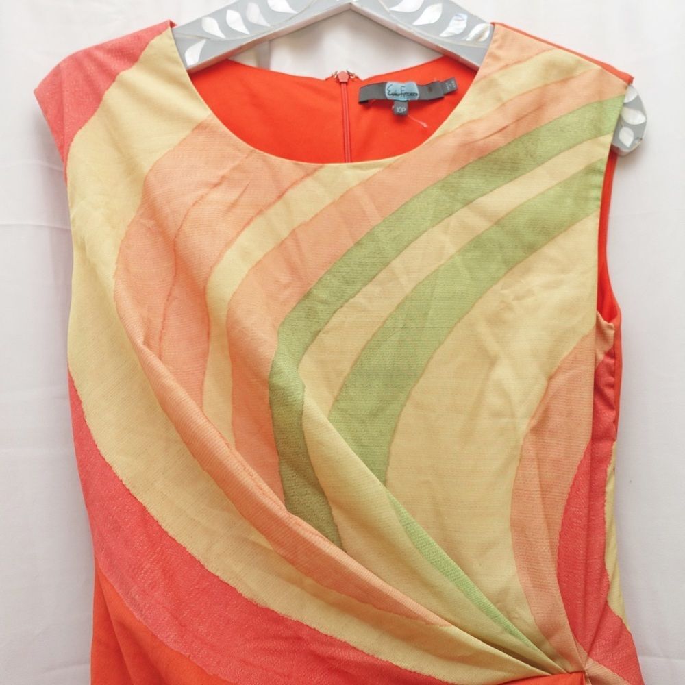 Anthropologie x Eva Franco Vibrant Bird Dress - Picture 9 of 11